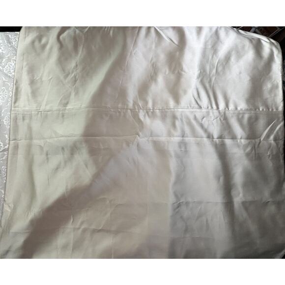 $1440 Fino Lino Italy NWT 1pc QUEEN Duvet Cover Champagne 90”x 94” NWT - Picture 10 of 14